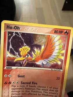 HP/DMG Ho-Oh Deck Exclusive Holo Rare 27/115 Pokemon Unseen Forces - Image 3