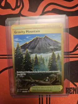 Gravity Mountain 250/191 Secret Gold Full Art Rare Pokemon Surging Sparks SV8 NM - Image 3