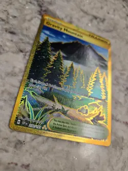 Gravity Mountain 250/191 Sv08: Surging Sparks Holo Pokemon Trainer NM - Image 2