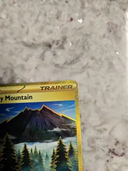 Gravity Mountain 250/191 Sv08: Surging Sparks Holo Pokemon Trainer NM - Image 3