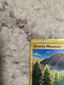 Gravity Mountain 250/191 Sv08: Surging Sparks Holo Pokemon Trainer NM - Image 4