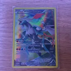 Pokemon TCG White Kyurem XY81 XY Promo Full Art Holo Rare Holo - Image 1