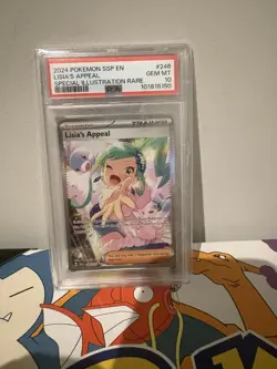 Pokemon TCG Lisia's Appeal Full Art Trainer Surging Sparks 246/191 PSA 10 - Image 1
