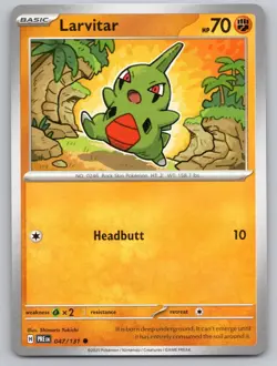 Larvitar 047/131 Common Prismatic Evolutions Pokemon Near Mint - Image 1