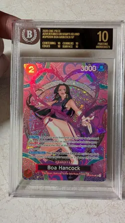 BLACK LABEL BGS 10 Boa Hancock SP OP12-014 OP15 Adventure Kami ONE PIECE - Image 1