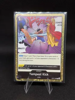 Tempest Kick OP07-096 R 500 Years in the Future English NM One Piece TCG - Image 1