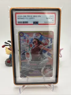 Monkey.D.Luffy EB02-061 One Piece ENG 25th Collection PSA 10 - Image 1