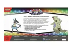 Pokemon TCG Prismatic Evolutions Lucario Ex + Tyranitar Ex Premium Collection - Image 2