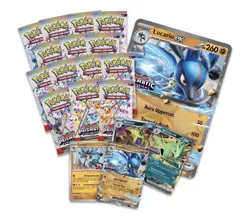 Pokemon TCG Prismatic Evolutions Lucario Ex + Tyranitar Ex Premium Collection - Image 3