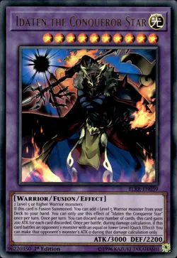 Idaten The Conqueror Star - Ultra Rare 1st Edition BLRR-EN039 - NM - YuGiOh - Image 1