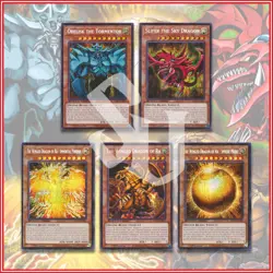 YuGiOh EGYPTIAN GODS CARDS OBELISK SLIFER RA Sphere Mode Phoenix SBC2 PScR - Image 1