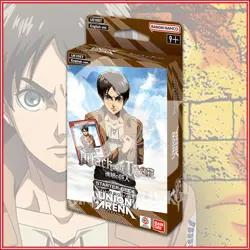 UNION ARENA TCG: Attack on Titan Starter Deck 50 Cards Eren Mikasa Ships 8/29 - Image 1