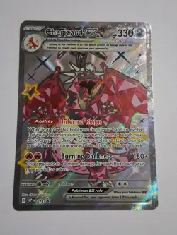 Charizard ex 074 SV: Scarlet Violet Black Star Promo Card Paldean Fates Holo - Image 1