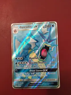 Gyarados GX 101/111 Full Art Holo Lightly Played Pokemon Card - Image 1