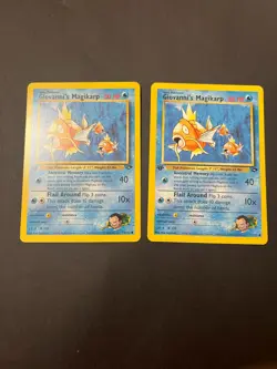 Giovanni's Magikarp First Edition Gym Challenge (2x) 73/132 Pokemon Card - Image 1