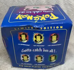 Pokemon Jigglypuff 23k Gold Plated Trading Card Pokeball Burger King Sealed NIP - Image 4