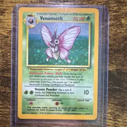 POKEMON TCG - 1999 JUNGLE VENOMOTH HOLO RARE UNLIMITED 13/64 70 HP - Image 3