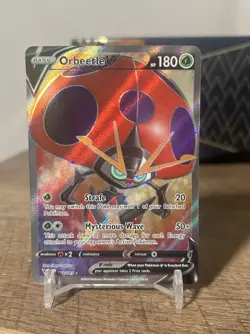 Pokemon TCG Orbeetle V 166/185 Swsh04: Vivid Voltage Ultra Rare Full Art Holo - Image 1