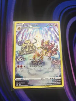 Pokemon TCG Magmortar Crown Zenith Galarian Gallery Holo Card GG03/GG70 - Image 1