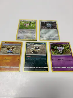 5x Yuka Mori Clay pokemon Card Lot - English - NM/LP - Image 2