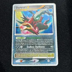 Pokemon TCG Darkrai LV.X DP19 Ultra Rare Diamond & Pearl Promo Card LP Condition - Image 1