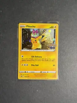 Pikachu SWSH234 Holo Promo Pokemon Card Sword & Shield SWSH BSP Cosmos NM - Image 1