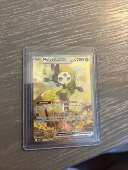 Pokemon TCG Meloetta EX Full Art Black Bolt Card 167/086 Sir NM - Image 1