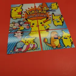 Topps English Pokemon TV Card Series 3 Puzzle Complete Set of 6 Pikachu - Image 4
