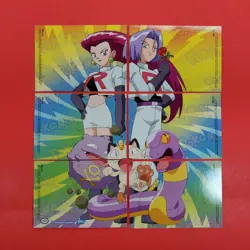 Topps English Pokemon TV Card Series 3 Puzzle Complete Set of 6 Pikachu - Image 5
