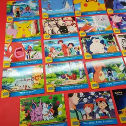 Topps English Pokemon TV Card Series 3 Orange Islands OR Complete Set of 19 - Image 4