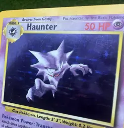 Pokemon TCG Haunter Fossil Unlimited Rare Holo Card 6/62 MP Vintage - Image 4