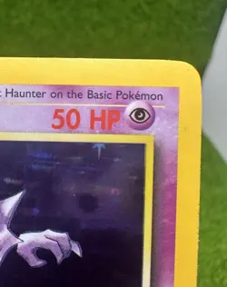 Pokemon TCG Haunter Fossil Unlimited Rare Holo Card 6/62 MP Vintage - Image 5