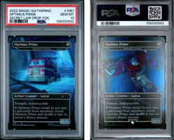 MTG PSA 10 Secret Lair Transformers Optimus Prime Foil Darksteel Colossus 1081 G - Image 3