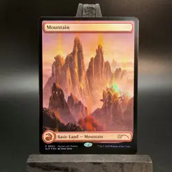 MTG Red Lotus Mountain ✨FOIL✨ by John Avon 🔥MagicCon EXCLUSIVE PROMO - NM - Image 3