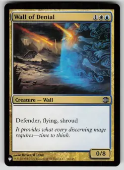 Wall of Denial Uncommon The List Reprints 16/145 MTG Near Mint 2020 - Image 1