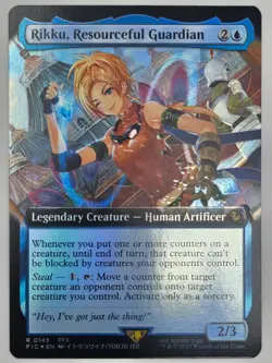 MTG: Final Fantasy - Rikku, Resourceful Guardian (Extended Art Foil) - Image 1