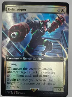 MTG: Final Fantasy - Helitrooper (Extended Art Foil) - Image 1
