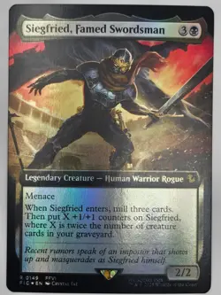 MTG: Final Fantasy - Siegfried, Famed Swordsman (Extended Art Foil) - Image 1