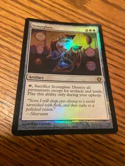 Wizards of the Coast Scourglass Shards of Alara Rare Artifact Foil EN 25/249 - Image 1