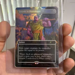 Magic the Gathering PSA Magazine Promo Swords to Plowshares Thanos Sealed - Image 1