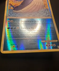 Wailord 31/102 R HGSS Triumphant Pokemon Reverse Holo LP - Image 3