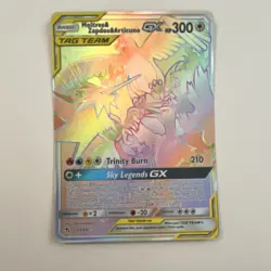 Pokemon TCG Moltres & Zapdos & Articuno GX 69/68 Hidden Fates Holo - Image 1
