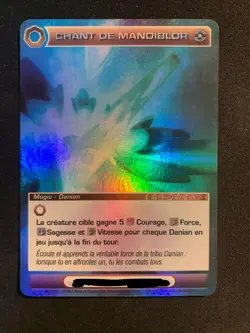 Song of Mandiblor - Super Rare - Chaotic Card - Dawn of Perim FRENCH N/M - Image 1