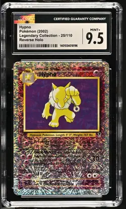 CGC 9.5 Mint+ Hypno Reverse Foil 25/110 Legendary Collect. (2002) - Image 1