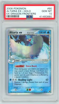 PSA 10 Altaria ex 90/101 EX Dragon Frontiers Pokemon 2006 - Image 1