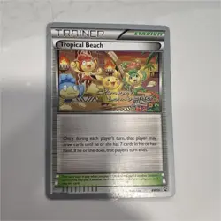 Pokemon TCG Tropical Beach BW50 Black & White Worlds 2013 Promo ENG Auto - Image 1