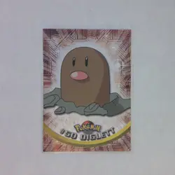 Topps Pokemon TV Animation Edition Series 1 Holo Foil #50 Diglett - Image 1