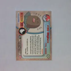 Topps Pokemon TV Animation Edition Series 1 Holo Foil #50 Diglett - Image 2