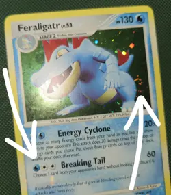 FART WHOLE SWIRL 🌀💫 HOLO BLEED Feraligatr 8/123 Mysterious Treasures Pokemon - Image 1