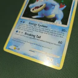 FART WHOLE SWIRL 🌀💫 HOLO BLEED Feraligatr 8/123 Mysterious Treasures Pokemon - Image 2
